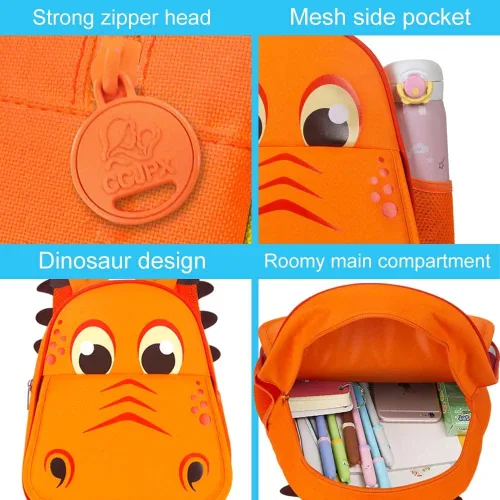 Vista 5 de Mochila infantil para niños y niñas mochila para preescolar jardín de infantes