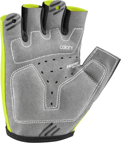 Vista 2 de Louis Garneau, guantes de bicicleta para niños, transpirables, absorbentes de golpes, medio dedo