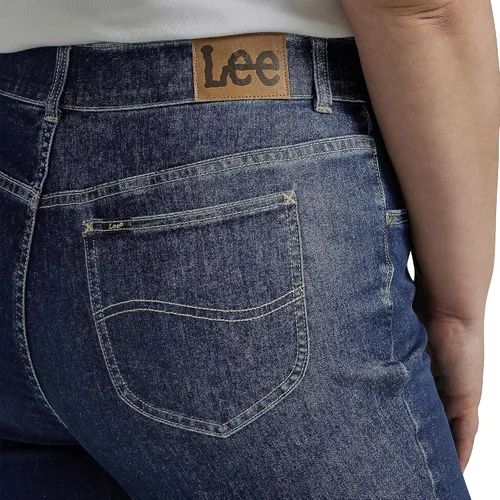 Vista 4 de Lee Jeans ajustados de tiro alto Ultra Lux Comfort con Flex Motion para mujer