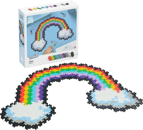 Vista 8 de PLUS PLUS Puzzle By Number, Puppy - Juego de bloques de construcción de 500 piezas Kit de arte Pixel para niños, bloques de hashtag entrelazados