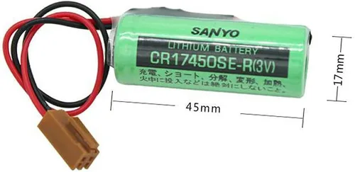 Vista 6 de BALOLO CR17450SE-R - Batería PLC CR17450SE-R 3V 2500mah para A98L-0031-0012 Sistema CNC CR17450se-r 3V Batería con enchufe