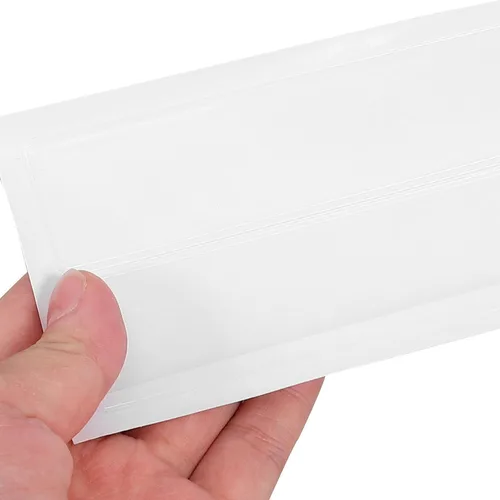 Vista 9 de 20pcs PVC Adhesive File Label Sleeve Holder for Folder Index Tabs