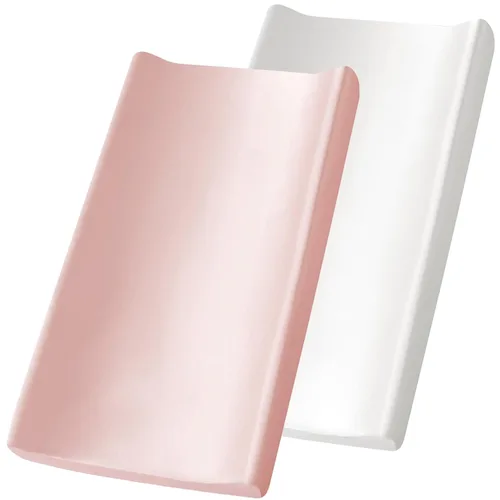 Vista 12 de SiinvdaBZX Paquete de 2 fundas para cambiador para bebés, niñas y niños, fundas de satén suaves y sedosas para cambiadores de pañales de 32 x 16