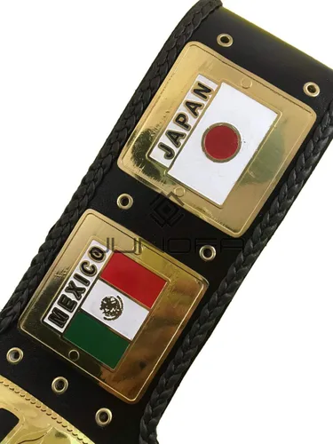 Vista 4 de NWA Globo Cúpula World Heavyweight Wrestling Championship Réplica Title Belt 2MM Latón