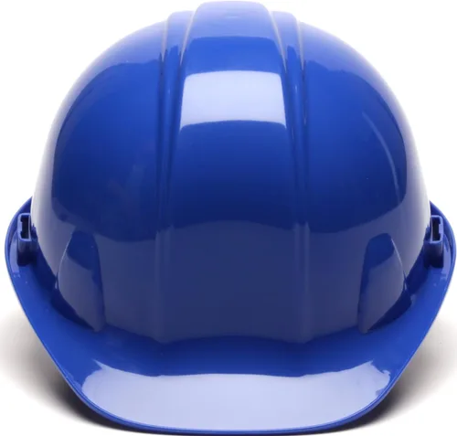 Vista 5 de Pyramex Safety SL Series Cap Style Hard Hat, 4-Point Snap Lock Suspension Azul