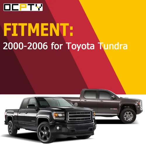 Vista 7 de OCPTY Manijas interiores y traseras del conductor izquierdo del pasajero del lado derecho de repuesto para Toyota Tundra 2000-2006 para Toyota