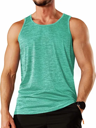 Vista 7 de TACVASEN Camisetas sin mangas para hombre de secado rápido para entrenamiento muscular atlético, gimnasio, culturismo, camiseta de rendimiento