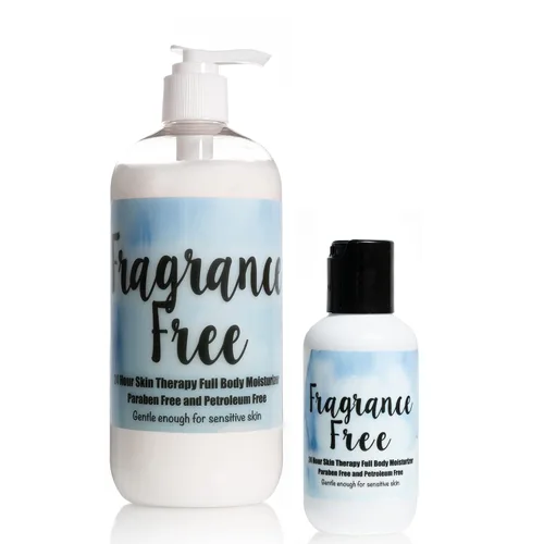 Vista 17 de The Lotion Company Loción de terapia cutánea de 24 horas, fragancia en polvo para bebé, hidratante de cuerpo completo, con aloe vera, sin parabenos