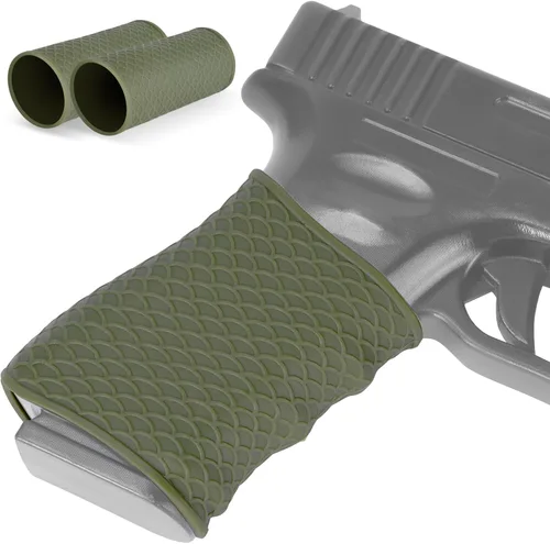 Vista 5 de Ideagle Paquete de 2 Fundas de Agarre Universal de Gel de Sílice de Tamaño Completo para Empuñadura de Pistola