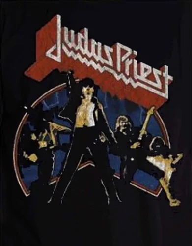 Vista 3 de Judas Priest Unleashed - Camiseta negra oficial para hombre