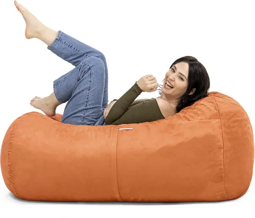 Vista 10 de Jaxx Lounger Jr. Puff Azul