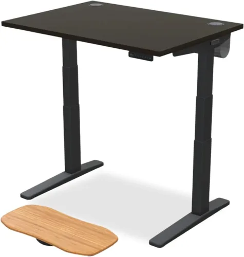 Vista 17 de UPLIFT - Escritorio de bambú V2 de 1 pulgada de grosor, marco de altura ajustable, teclado avanzado con memoria y ojales para cables, tabla Motion-X