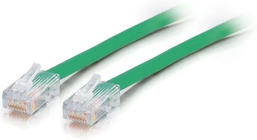 Vista 71 de C2G 24494 Cable cruzado Cat5e - Cable de conexión de red sin blindaje sin arranque, naranja (3 pies, 3.0 ft)
