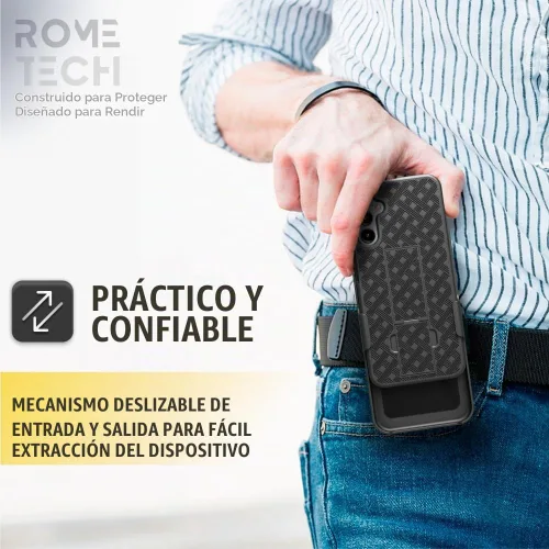Vista 5 de Funda con clip para Samsung Galaxy A35 5G de Rome Tech