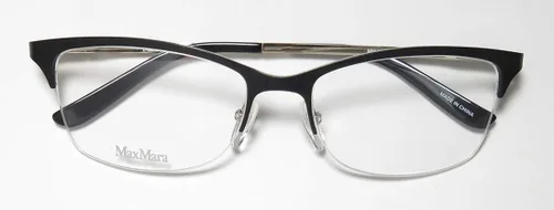Vista 2 de Max Mara 1216 WomensLadies Cat Eye Half-rim Spring Hinges Light Weight Simple Elegant EyeglassesEye Glasses