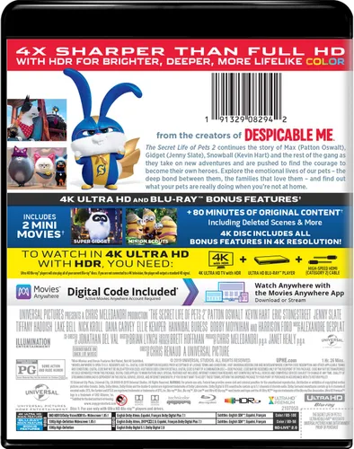 Vista 2 de The Secret Life of Pets 2 Blu-ray