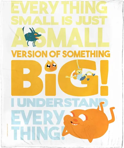 Vista 8 de Northwest Adventure Time - Manta de seda táctil, 50 x 60 pulgadas, Adventure Comic