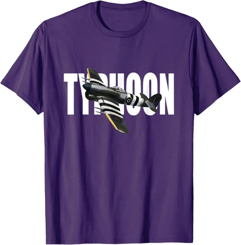 Vista 91 de RAF Hawker Typhoon WW2 Fighter Aircraft T-Shirt