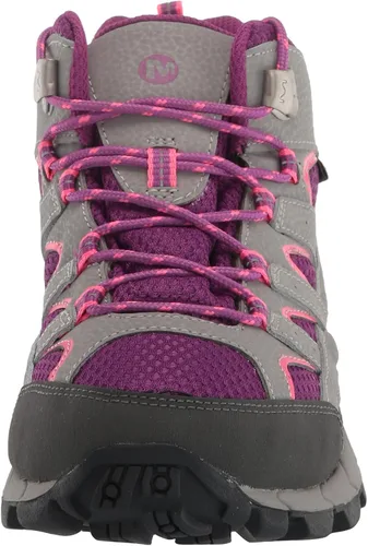 Vista 2 de Merrell Botas de senderismo unisex Core Moab 2 Mid WTRPF para niños, PalomaBerry, 12.5 Big Kid