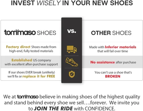 Vista 6 de Tommaso Mens Mountain Bike Shoes 100, 200, Elite All Mountain Vibram Sole Mountain Bike Shoes