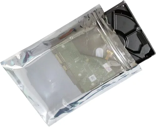 Vista 4 de Bolsas antiestáticas con protección ESD con etiquetas antiestáticas para disco duro, SSD, tarjeta madre, tarjeta de video, RAM, dispositivos
