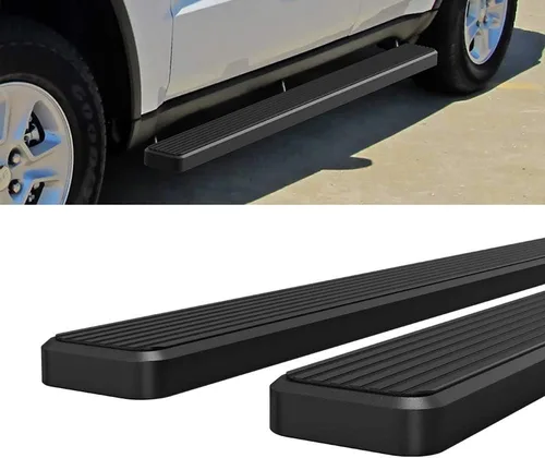 Vista 4 de HD Ridez Tablero de acero inoxidable de 5 pulgadas, color negro, compatible con Jeep Grand Cherokee 2011-2021 (incluye 22 WK)