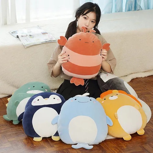 Vista 3 de Almohada de peluche de panda, 8 pulgadas, diseño de panda kawaii, lindo juguete de peluche de dibujos animados, juguetes para niños y niñas