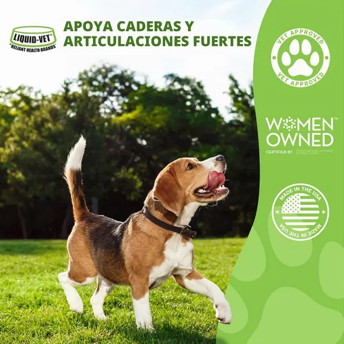 Vista 3 de LIQUID-VET Fórmula K9 para cadera y articulaciones, sabor a tocino, 16 onzas