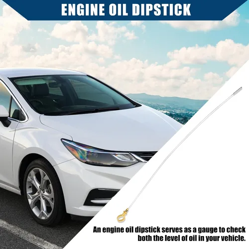 Vista 3 de 12669528 Varilla de medición de aceite de motor para Chevrolet Para Chevrolet Caprice 2011-2017, varilla de nivel de aceite, duradera, metal, tono