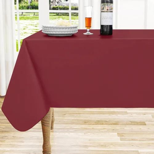 Vista 44 de homing - Mantel cuadrado de vinilo, mantel de plástico impermeable y a prueba de derrames con respaldo de franela, cubierta de mesa fácil de limpiar