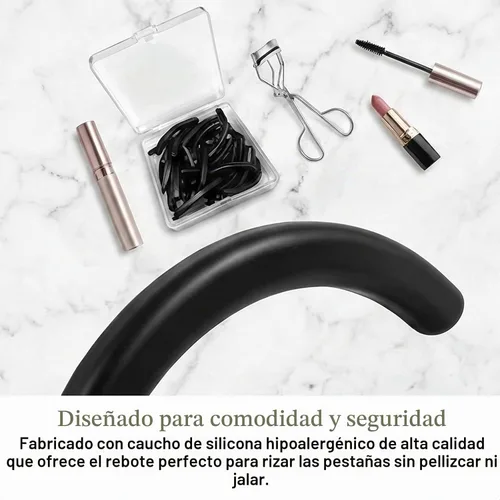 Vista 7 de Compatible con almohadillas de repuesto para rizador de pestañas Shiseido Blackb (apto para Shiseido)