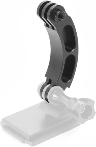 Vista 2 de Base de soporte de montaje de casco NVG de aluminio de 3 agujeros con adaptador de tornillo de brazo de extensión compatible con cámara de acción