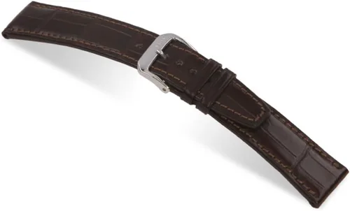 Vista 5 de RIOS1931 Spitfire - Correa de reloj de cocodrilo genuino para relojes IWC 114x74