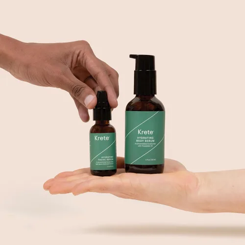 Vista 2 de KRETE Suero hidratante facial y corporal para hombres de la cabeza a los pies - Hidrata, suaviza, hidrata y protege tu piel en 30 segundos, sin
