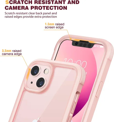 Vista 812 de DIACLARA - Funda transparente compatible con iPhone XR 6.1 pulgadas 2018