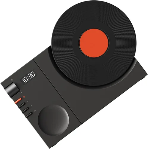 Vista 7 de Altavoz Bluetooth retro, tocadiscos vintage, altavoz Bluetooth, altavoz fonógrafo clásico a la antigua, tocadiscos, regalo creativo de aspecto lindo