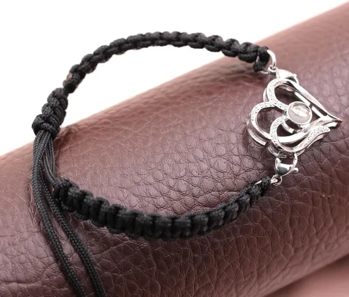 Vista 3 de Pulsera y collar de corazón con dije de proyección en 100 idiomas hechos a mano y collar de doble uso, pulsera de corazón con texto en inglés "I