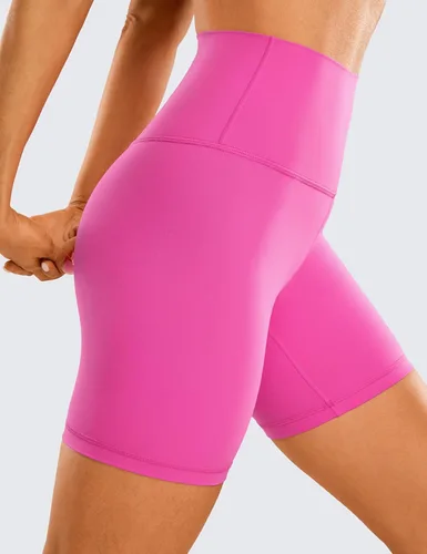 Vista 3 de CRZ YOGA Butterluxe - Pantalones cortos de ciclismo para mujer de 2.5 pulgadas, 4 pulgadas, 6 pulgadas, 8 pulgadas, cintura alta