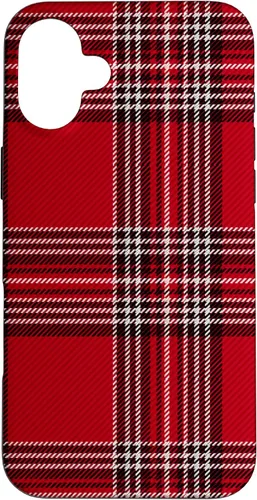 Vista 22 de Funda con diseño de Navidad a cuadros rojos para iPhone 13 Pro Max