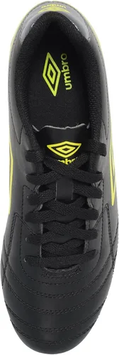 Vista 4 de Umbro Botines de fútbol Classico X Fg para hombre, NegroAmarillo
