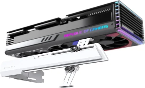 Vista 11 de EZDIY-FAB Soporte Abrazadera para GPU ARGB de 5V, Refuerzo de Soporte para Tarjeta Gráfica GPU, Soporte para Tarjeta de Video, Estructura
