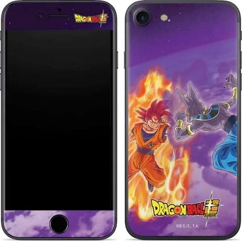 Vista 15 de Skinit Calcomanía para teléfono compatible con iPhone SE (2ª y 3ª generación), diseño oficial de Dragon Ball Super Goku