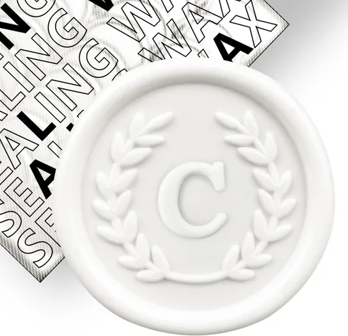 Vista 29 de 50 calcomanías adhesivas de cera con letra S, hechas a mano, sin necesidad de sellar, rasgar y usar calcomanías de cera para invitaciones de boda