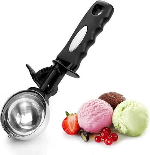 Vista 12 de Juego de Cuchara de Galletas 1 Cucharada, Tamaño #60 Cuchara de Masa de Galletas para Hornear, Cuchara de Helado de 15 ml/0.5 oz, Cuchara