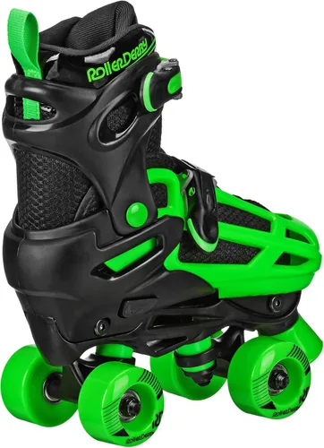 Vista 3 de Roller Derby Falcon 2 en 1 Combo Quad y Patines en línea para niños, tamaño ajustable