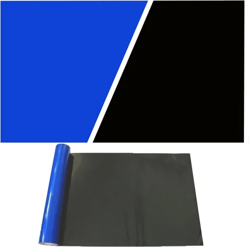 Vista 10 de ELEBOX Fondo de pantalla para acuario, fondo de pecera azul y negro, respaldo de acuario de doble cara, decoraciones de acuario para acuario de 10