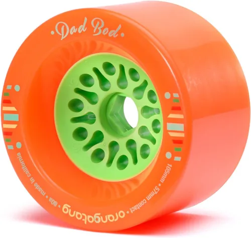 Vista 6 de Orangatang Dad BOD - Juego de 4 ruedas de 4.134 in para crucero, patinetas eléctricas