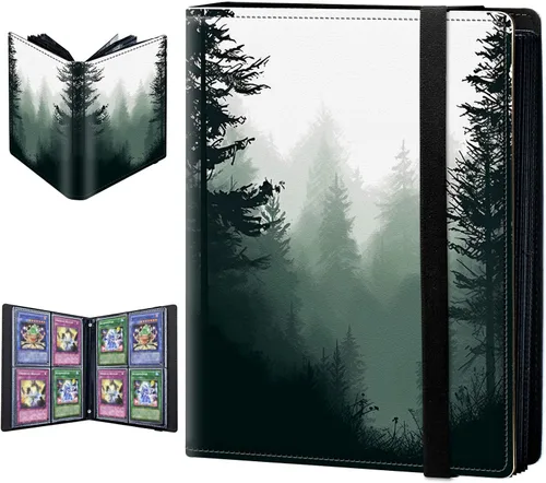 Vista 10 de Carpeta para tarjetas intercambiables, 4 bolsillos para tarjetas intercambiables, 160 bolsillos de doble cara, funda para tarjetas