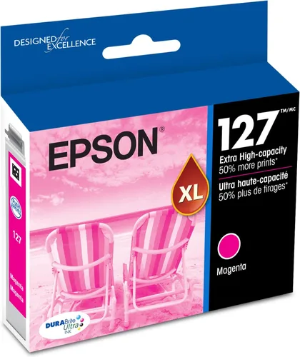 Vista 8 de EPSON 127 DURABrite Ultra Tinta Negra Cartucho para NX-530, NX-625, WF-3520, WF-3530, WF-3540, WF-545, WF-60, WF-630, WF-633, WF-635, WF-645