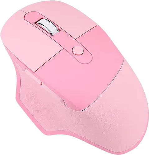 Vista 10 de Lomiluskr Ratón inalámbrico ergonómico de 2.4 G y Bluetooth de modo dual con cubierta de poliuretano, teclas sin sonido, colores dulces, compatible